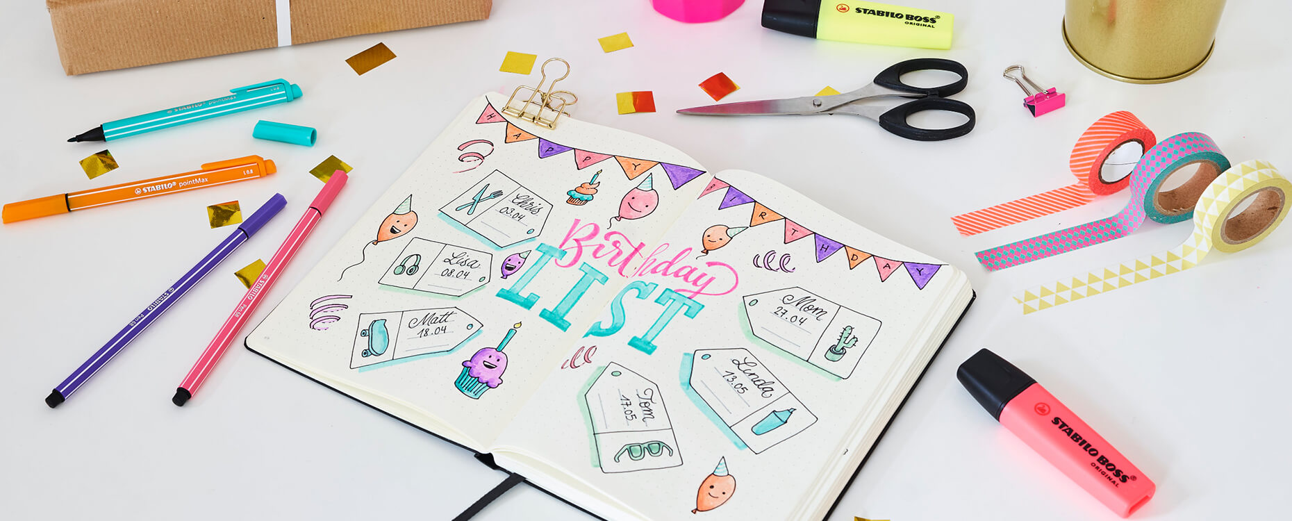 Saiba como utilizar canetas coloridas para se organizar!